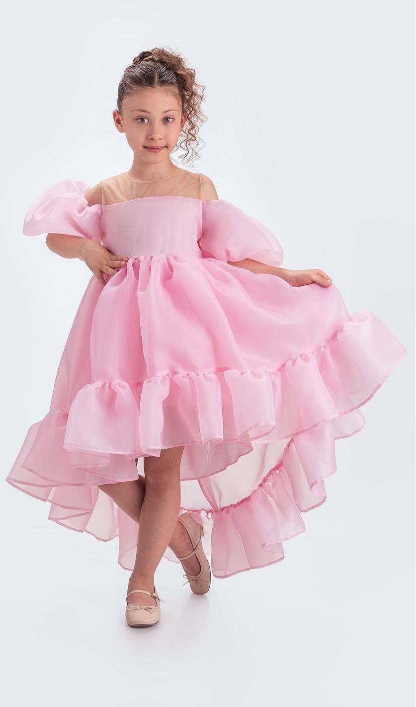 Arisvi Kız Çocuk Abiye — PEMBE