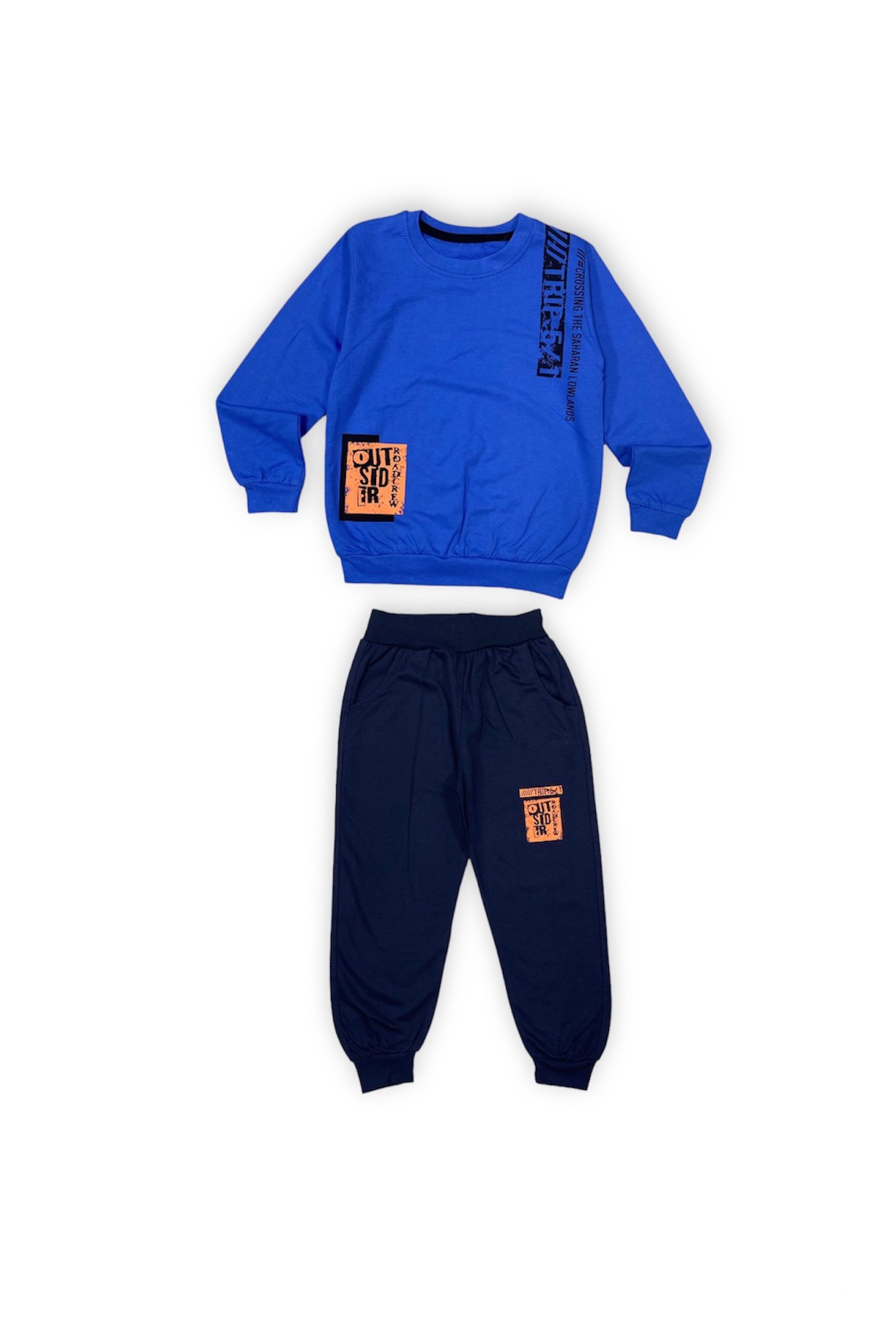 İkiiplik Unisex Çocuk Eşofman Takım — SAKS MAVİ