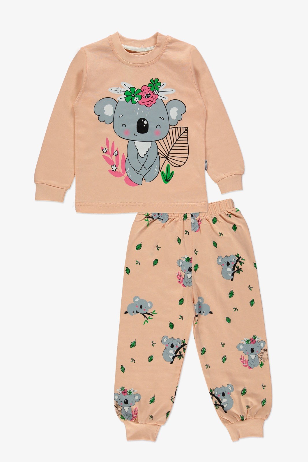 Baskılı İkiiplik Kız Pijama Takım — SOMON